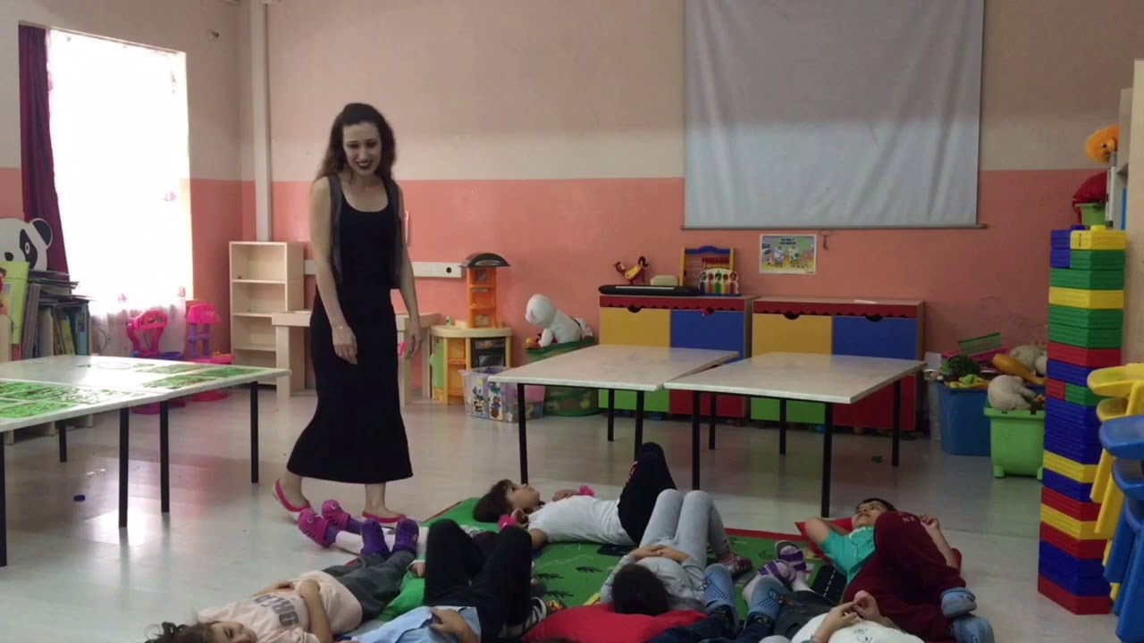 Mantarlar draması rahatlama çalışması