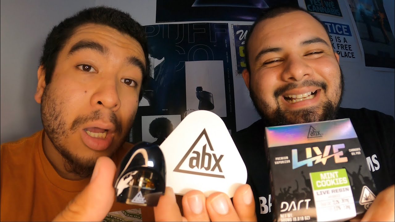 ABX ABSOLUTE EXTRACTS &ldquo;MINT COOKIES&rdquo; LIVE RESIN DART POD REVIEW & REACTION!