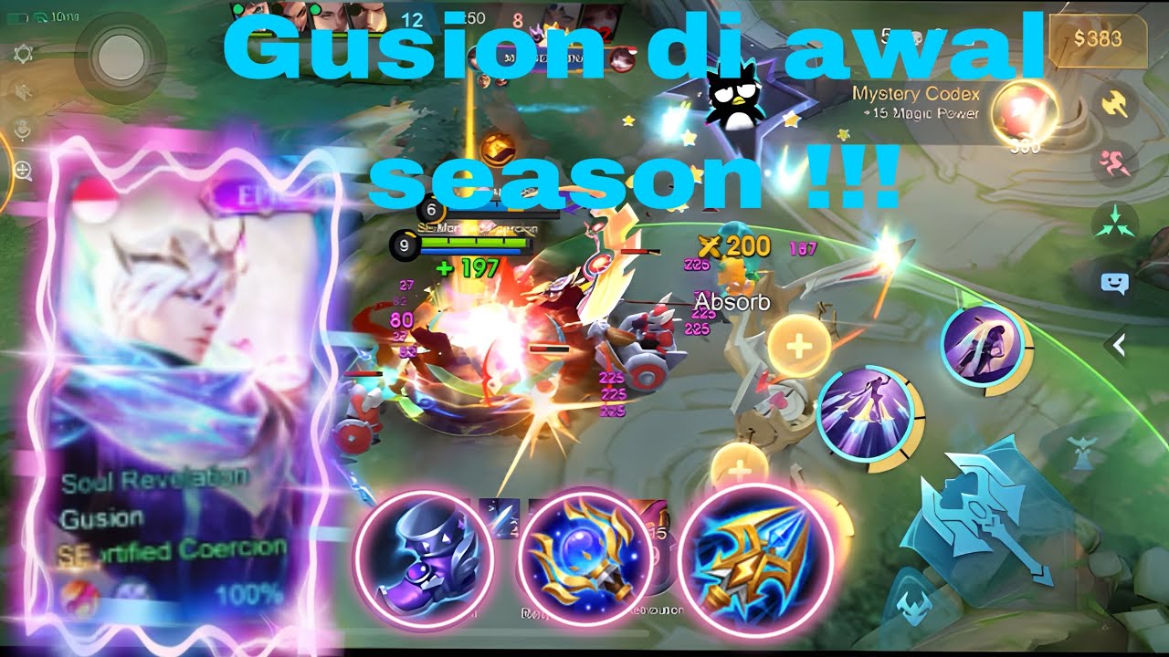Gusion sesakit ini jarang di ban???