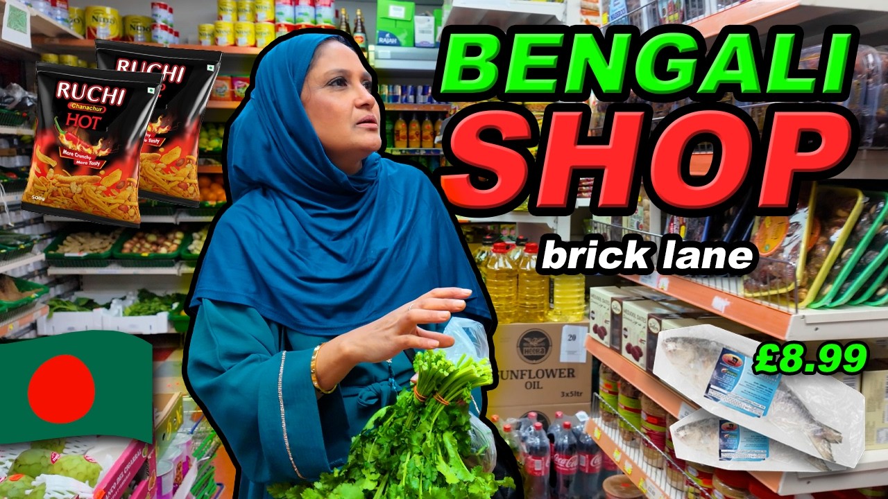 My GO-TO Bengali Shop in London 🇧🇩 | Zaman Brothers Brick Lane