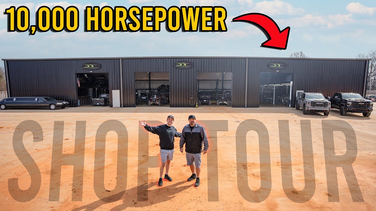 DeBerti Compound Exclusive Shop Tour! 10,000+ Horse power