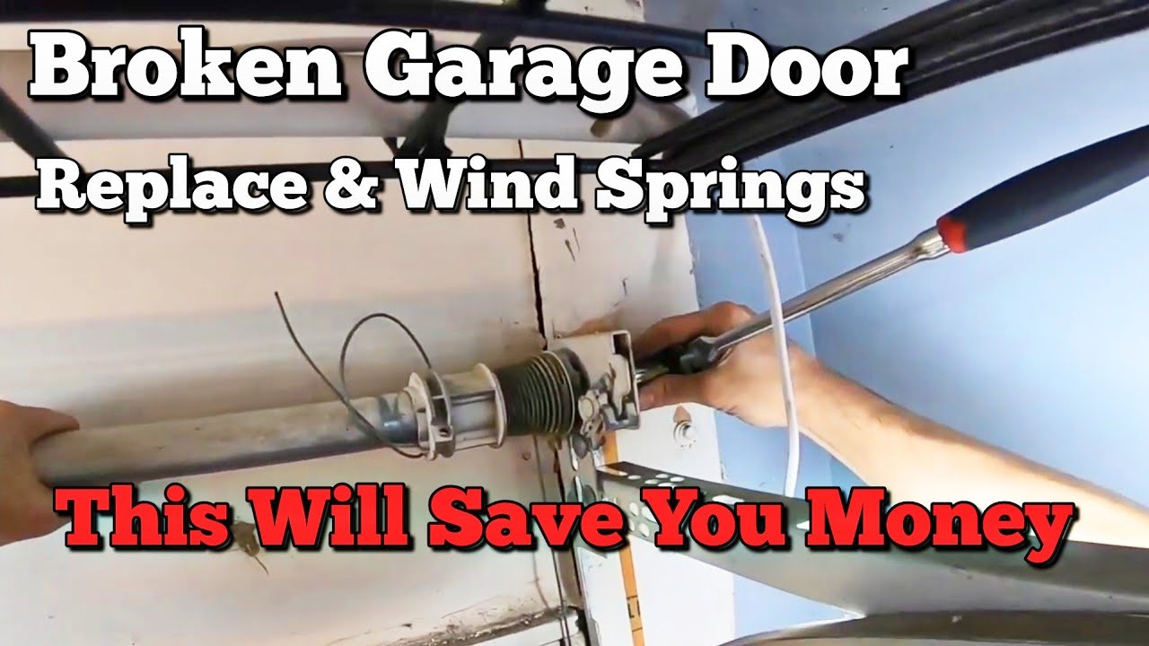 How To Replace Garage Door Springs - Torquemaster Plus, Wayne Dalton / How to Wind unWind Springs