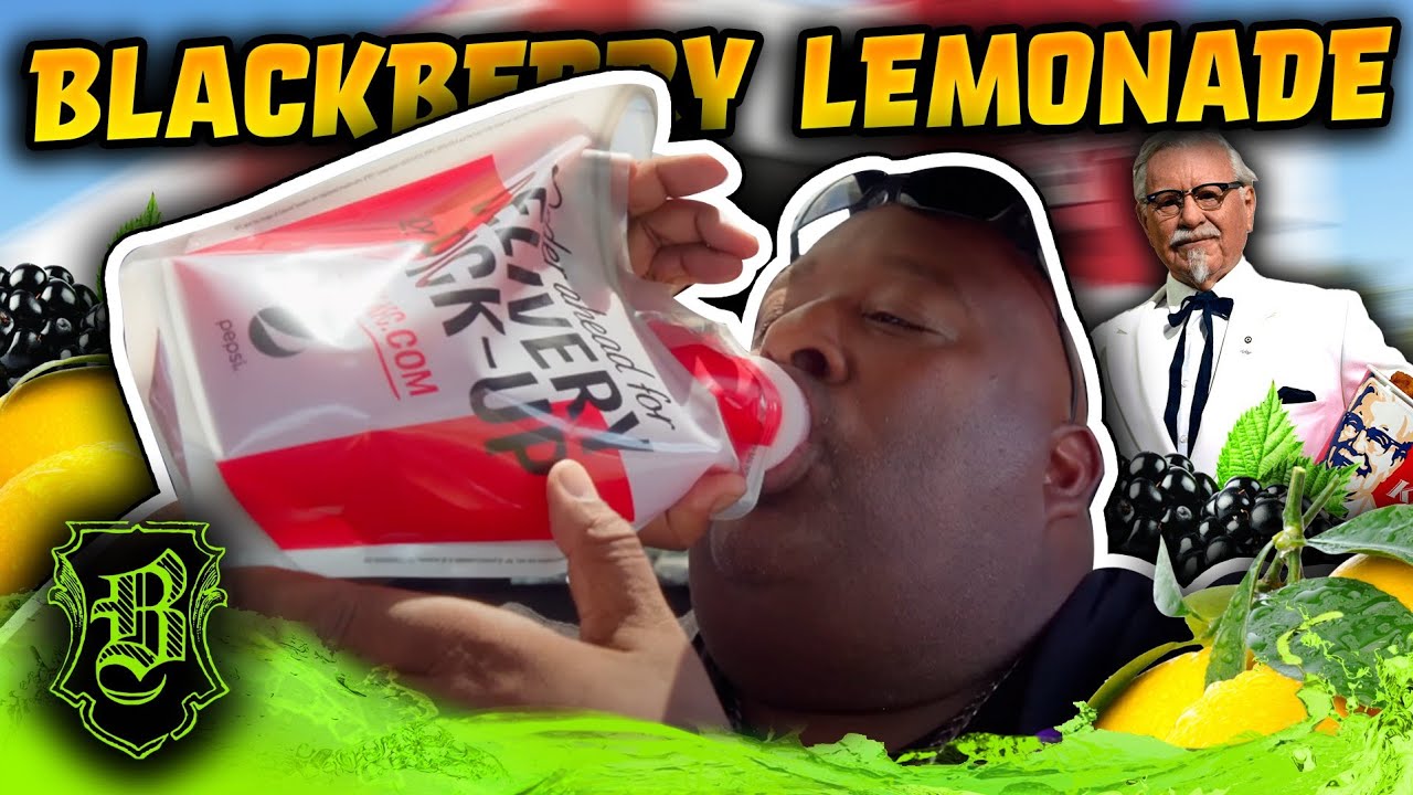 Unbelievable KFC Blackberry Lemonade Bag Chug Challenge