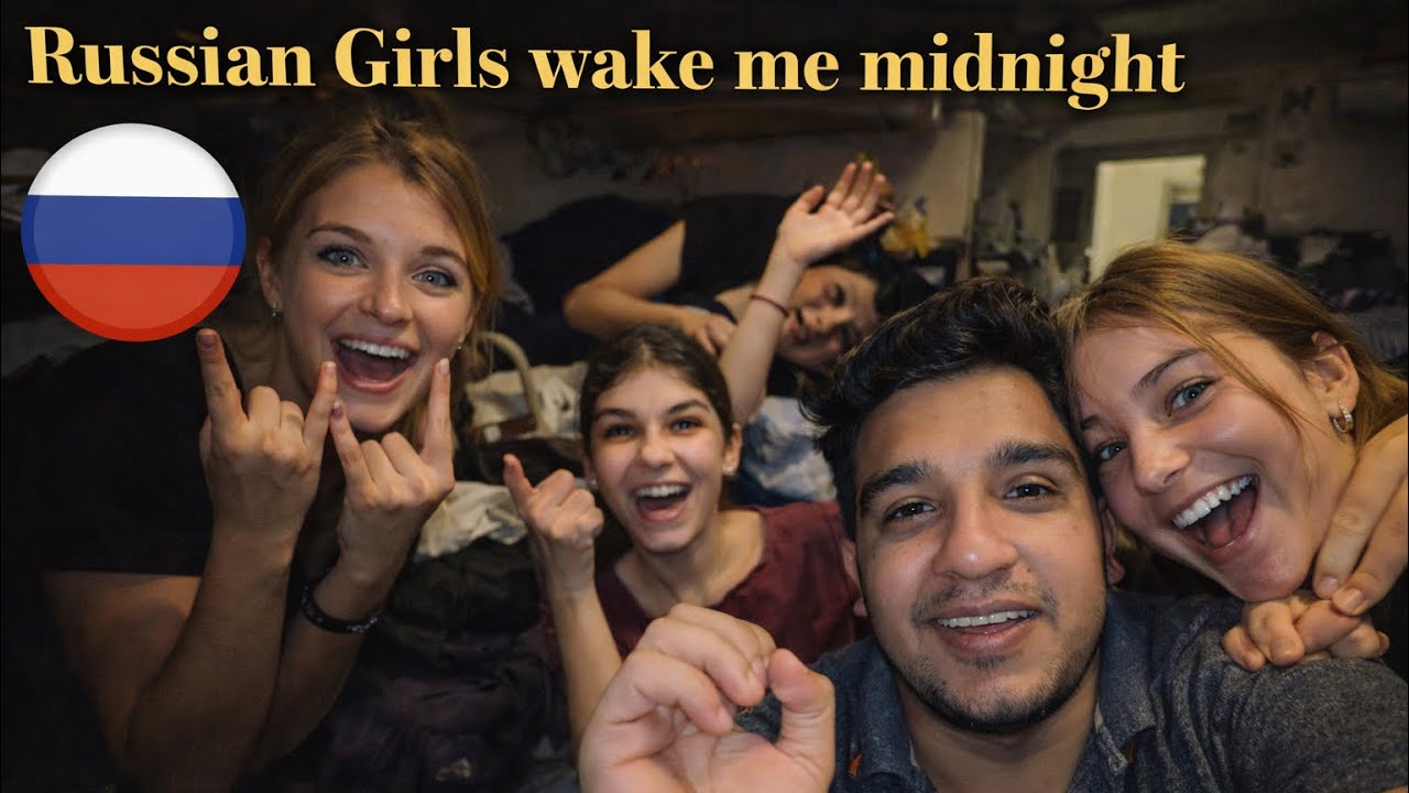 Russian Girls Woke Me Up at Midnight 😳 | Unexpected Train Moment 🇷🇺
