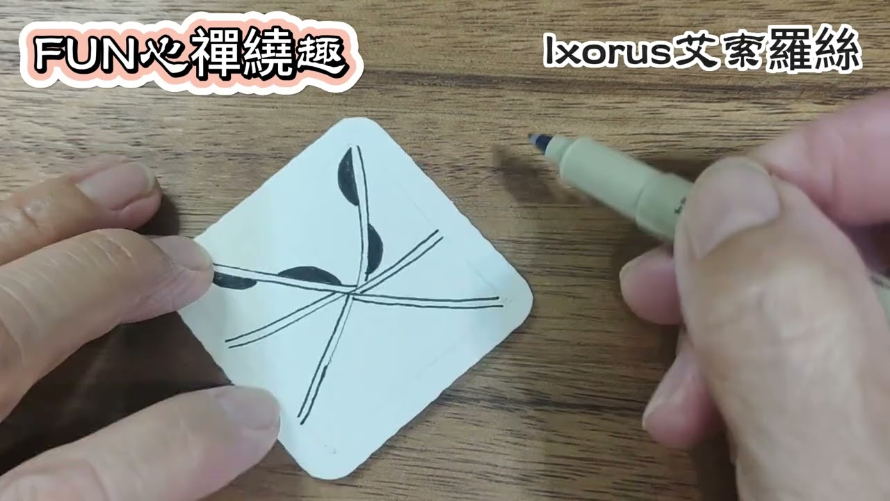 Zentangle圖樣 #Ixorus艾索羅絲 75