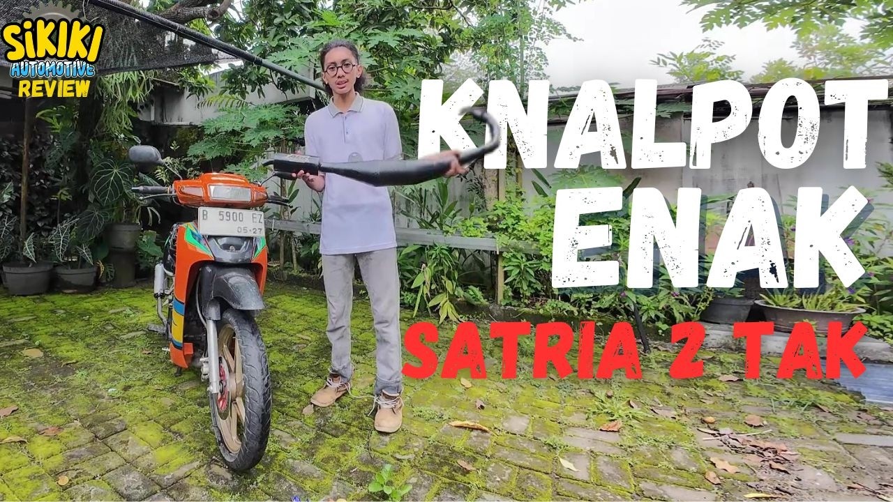 KNALPOT STANDAR LOOK UNTUK SATRIA 2 TAK YAKIN ENAKKK❓