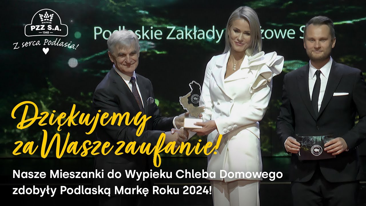 Podlaska Marka Roku 2024 dla naszej innowacyjnej Mieszanki Do Wypieku Chleba Domowego! 🍞