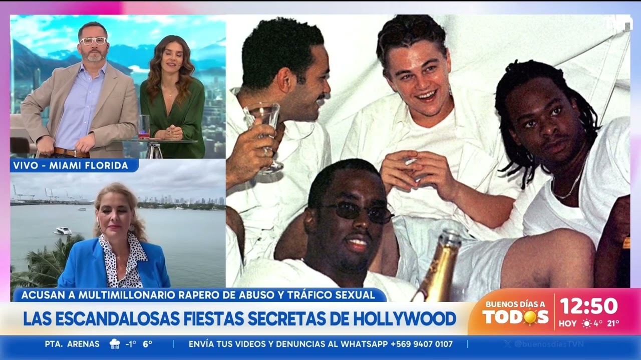 Conexión desde Miami con TVN Chile sobre caso Diddy Combs