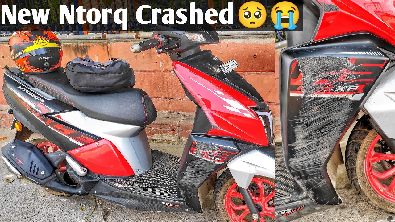 New ntorq race xp ka accident ho gya 😭😭 | ntorq race xp