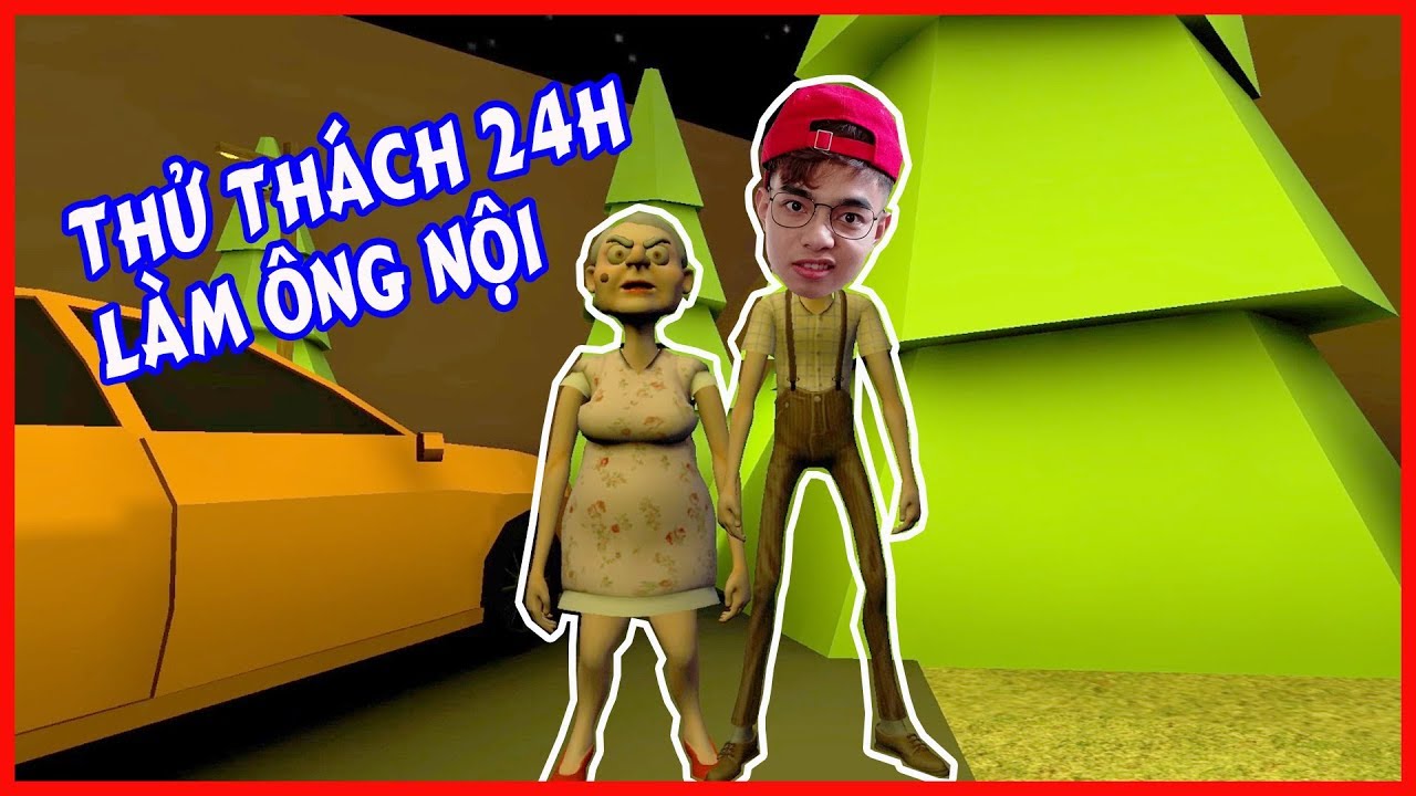 Thử Thách ThắnG Tê Tê Biến Thành Ông Nội Đi Bắt Trẻ Con | Grandpa And Granny Two Night Hunters Game