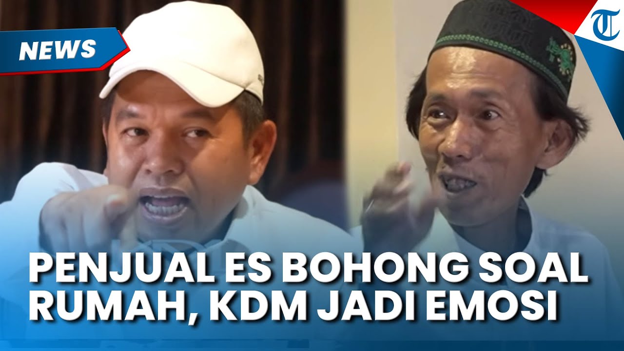 EMOSI Dedi Mulyadi saat Tahu Penjual Es Kue Bohong soal Rumah Kontrakan, Ternyata Rumahnya Sendiri