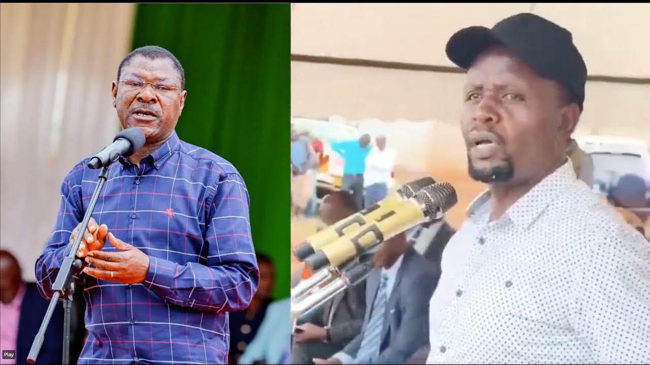 DRAMA as TransNzoia Governor NATEMBEYA Asks Luhyas to Stop Worshipping WETANGULA as 