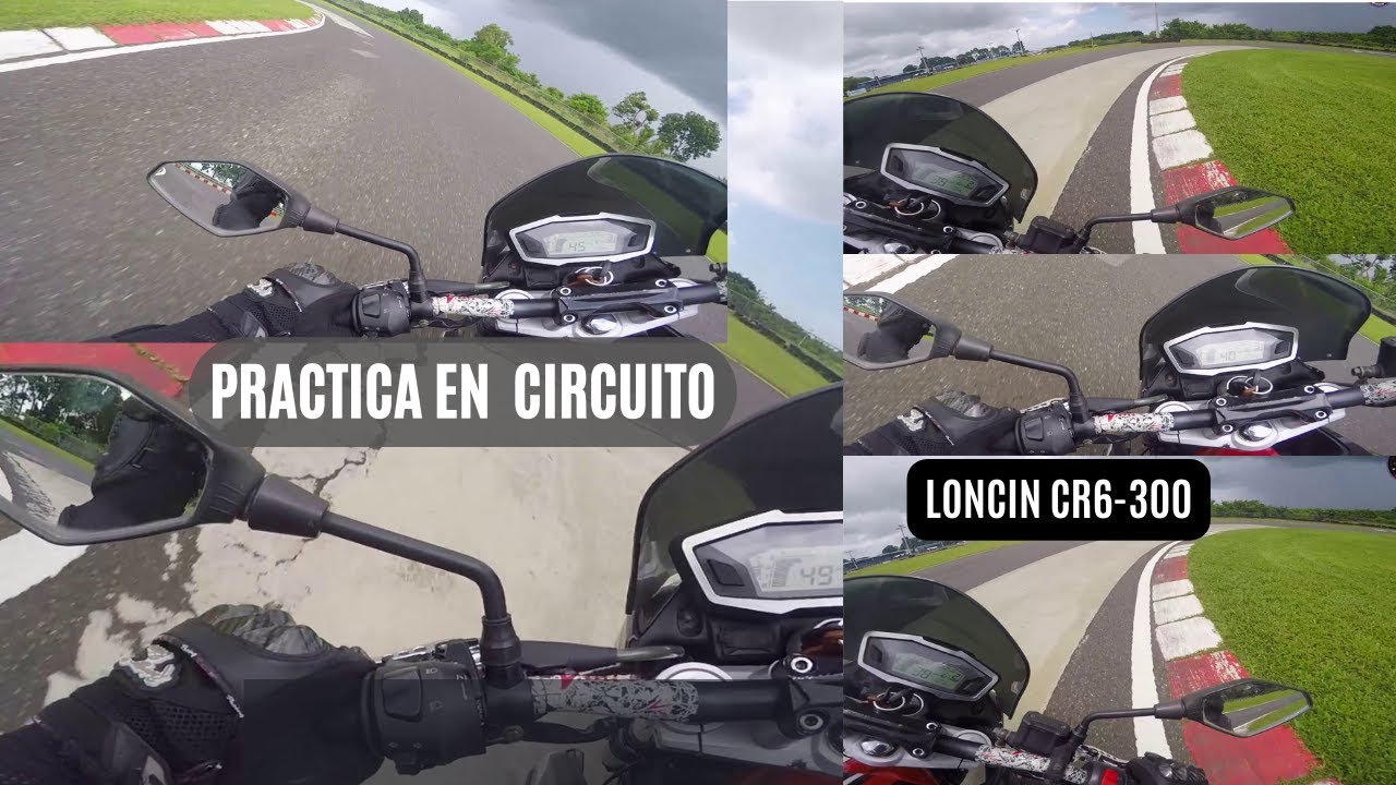 Loncin CR-6 o Vort-Z 300cc  Practica en circuito.