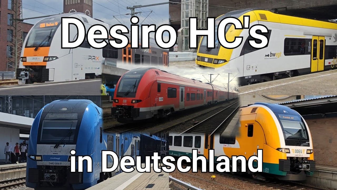 VORSTELLUNG: Desiro HC (BR 462) - alle 5 Typen (national express, bwegt, GoAhead, ODEG und DB Regio)