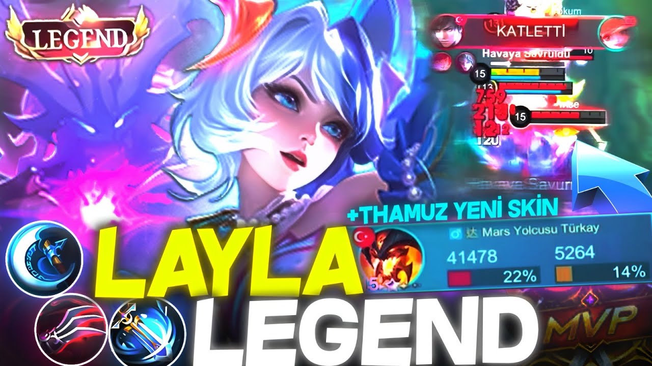 BU KOST&Uuml;M BİR HARİKA ! LAYLA LEGEND - Mobile Legends