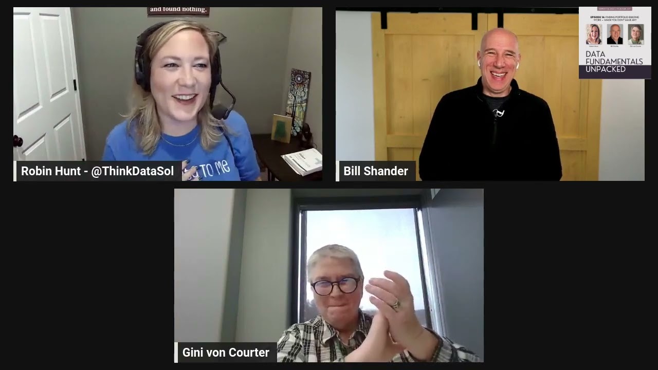 Data Fundamentals Unpacked: Finding portfolio building work