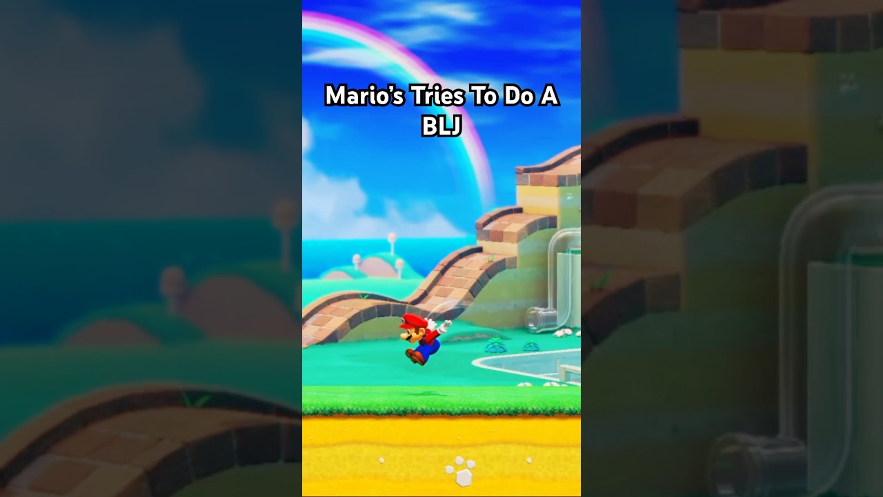 Mario Tries To Do A BLJ #mario #shorts #memes