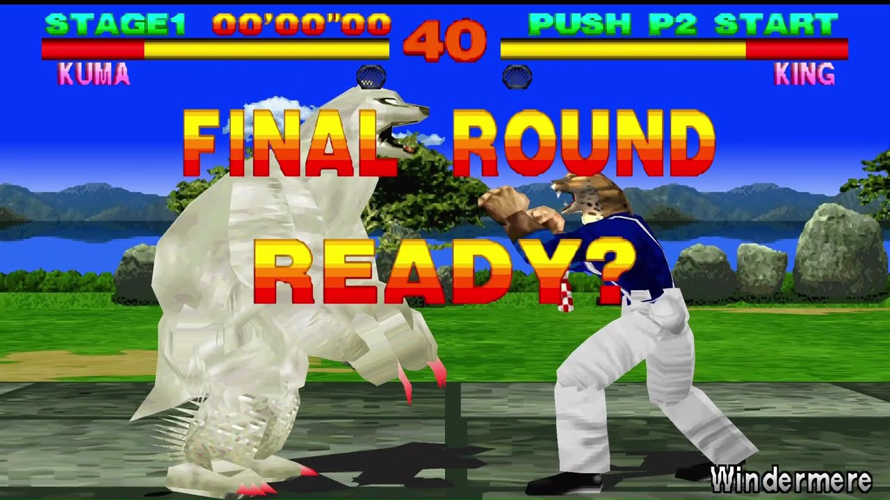 Tekken 1- Kuma Oynanış ve Bitiş Hikayesi (PS1)(4K)