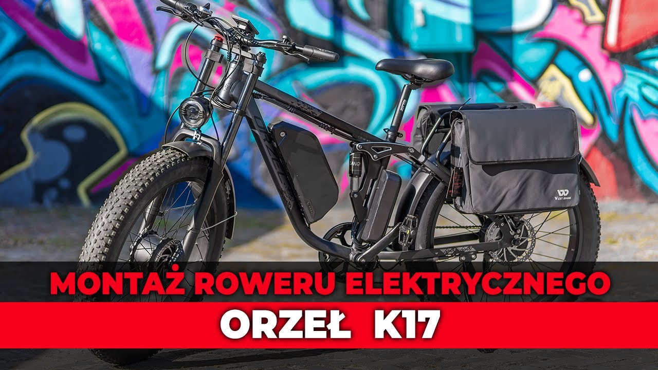 Orzeł Ebike K17 z dwoma silnikami 1000W [Montaż, unboxing]