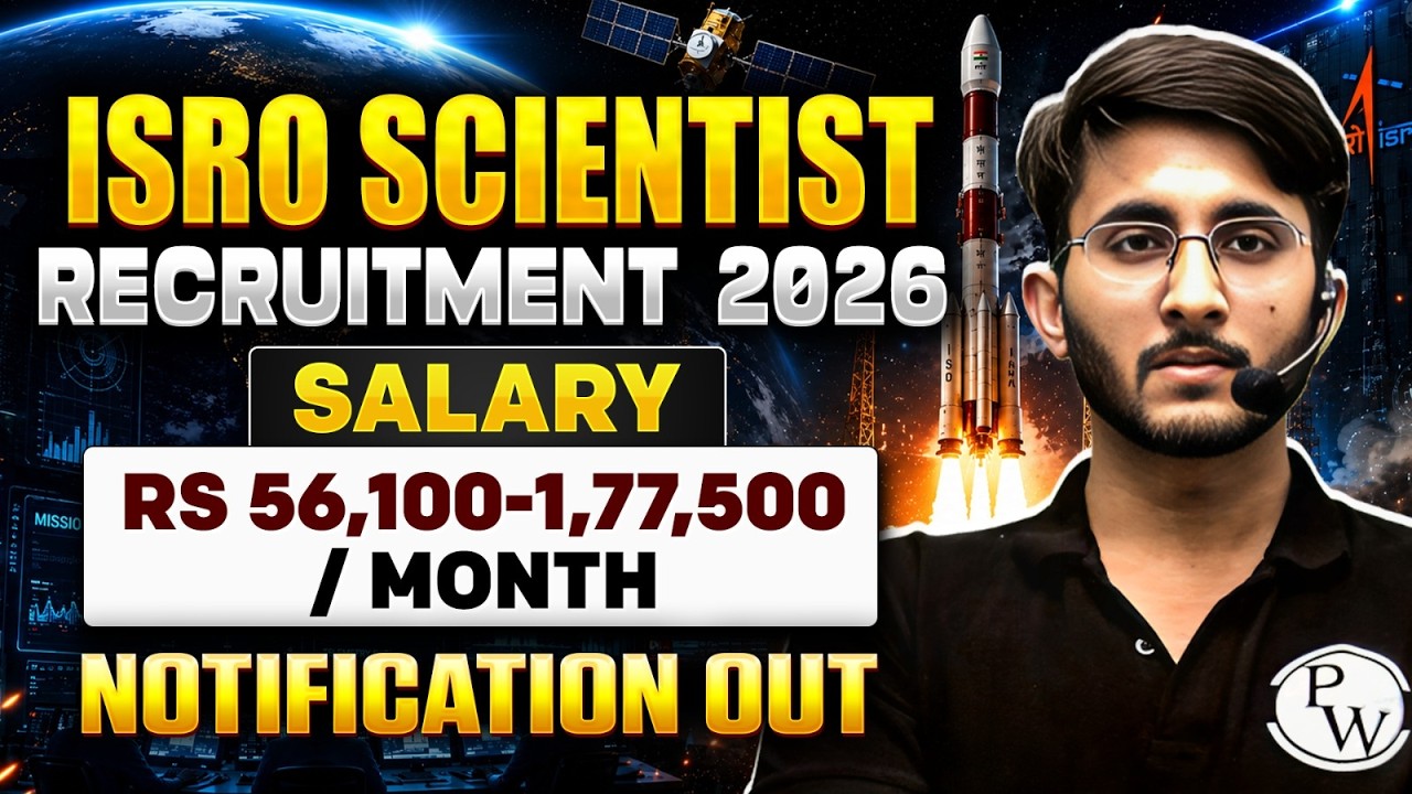 ISRO Scientist Recruitment 2026 Out 🚀 | Salary, Eligibility, Apply Process | Complete Details