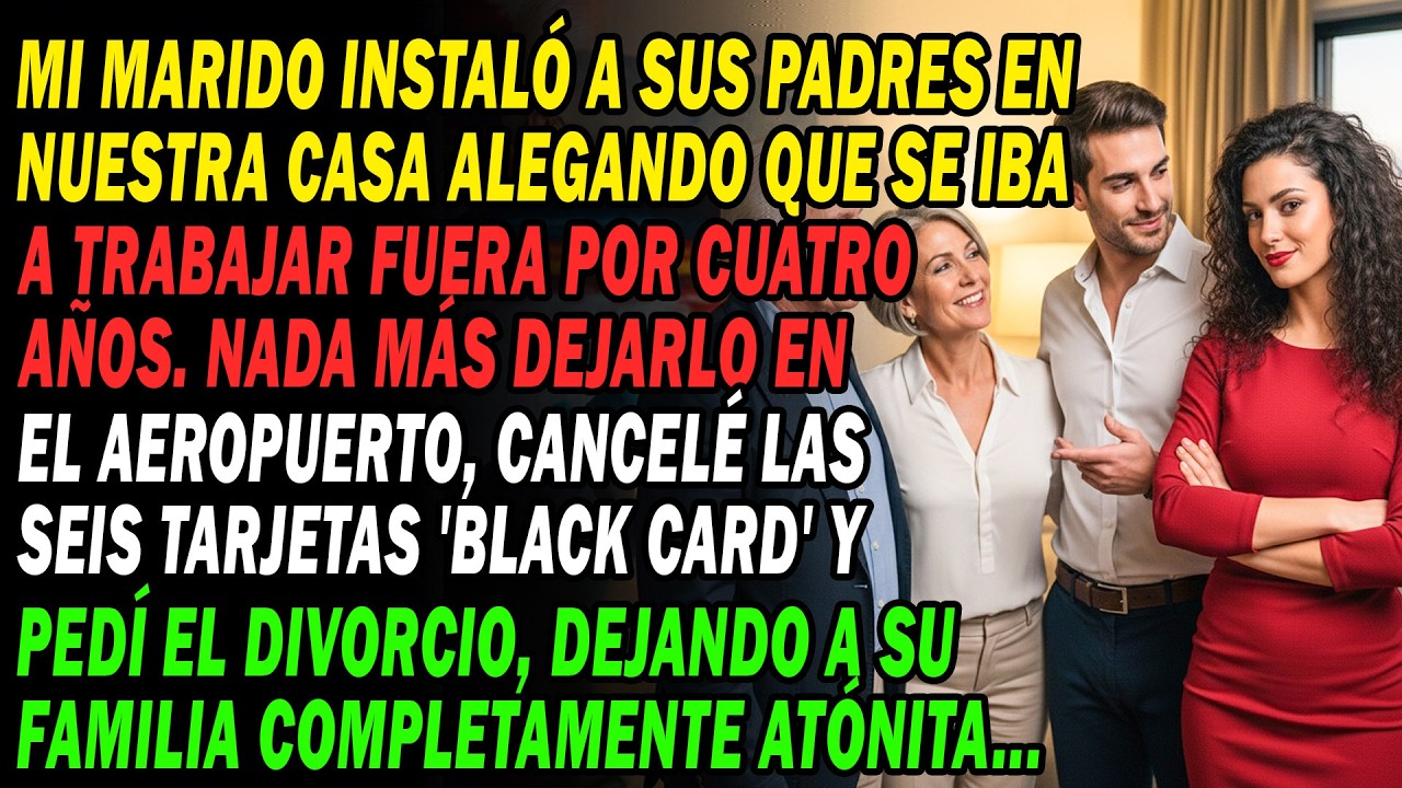 Mi Esposo Trajo A Sus Padres 🏡 A Casa Y Me Dijo Que Los Cuide ✈ Se Va Al Extranjero 4 Años. Pero...🤫