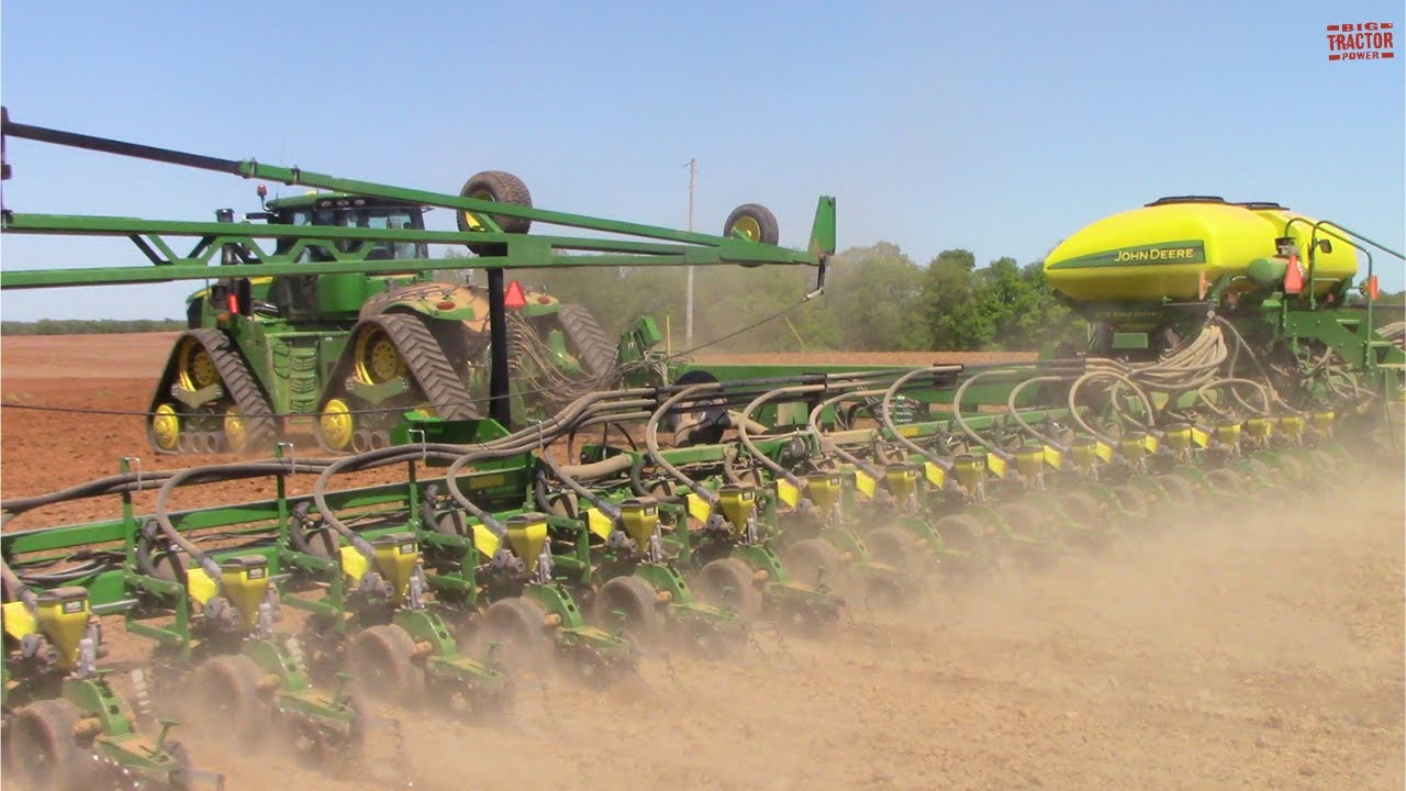 SPRING DAY in the Field with Big Tractor Power