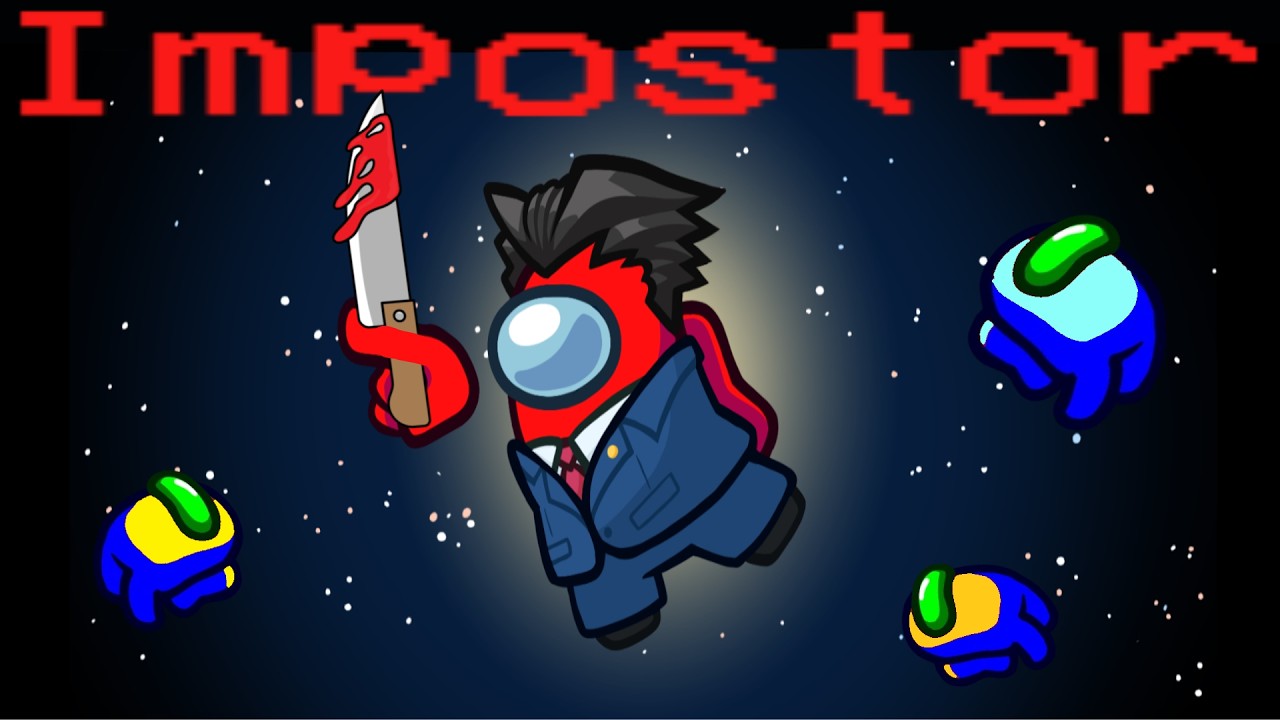 Among Us – Deadly Duo Domination 😈 Ace Attorney Skin Mausser | Crewmates Powerless | No Commentary