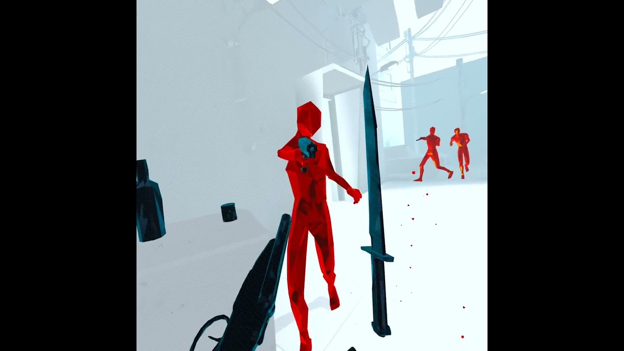 I play super Hot VR in my Meta quest 3￼