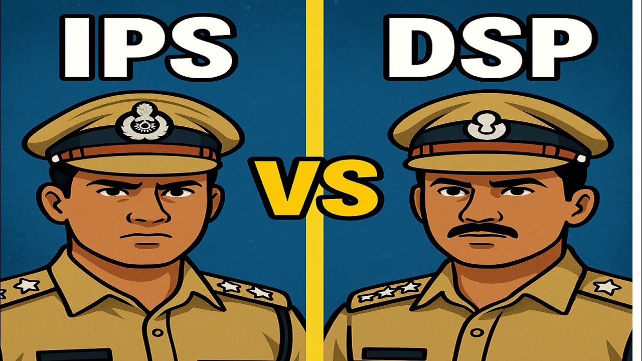 DSP vs IPS Officer – कौन है ज्यादा Powerful? | Salary, Rank, Power Comparison