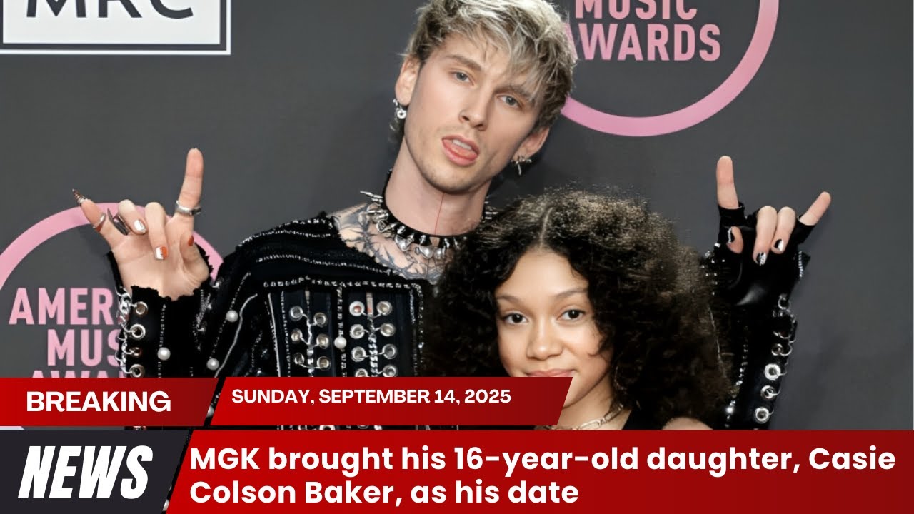MGK brought his 16 year old daughter, Casie Colson Baker, as his date