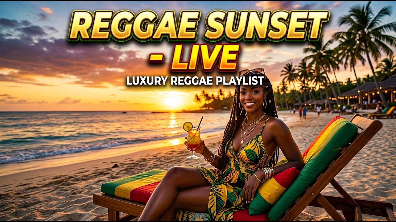 LIVE Island Reggae 24/7 🌴 Smooth Tropical Chill for Beach Lounge & Cafe Vibes