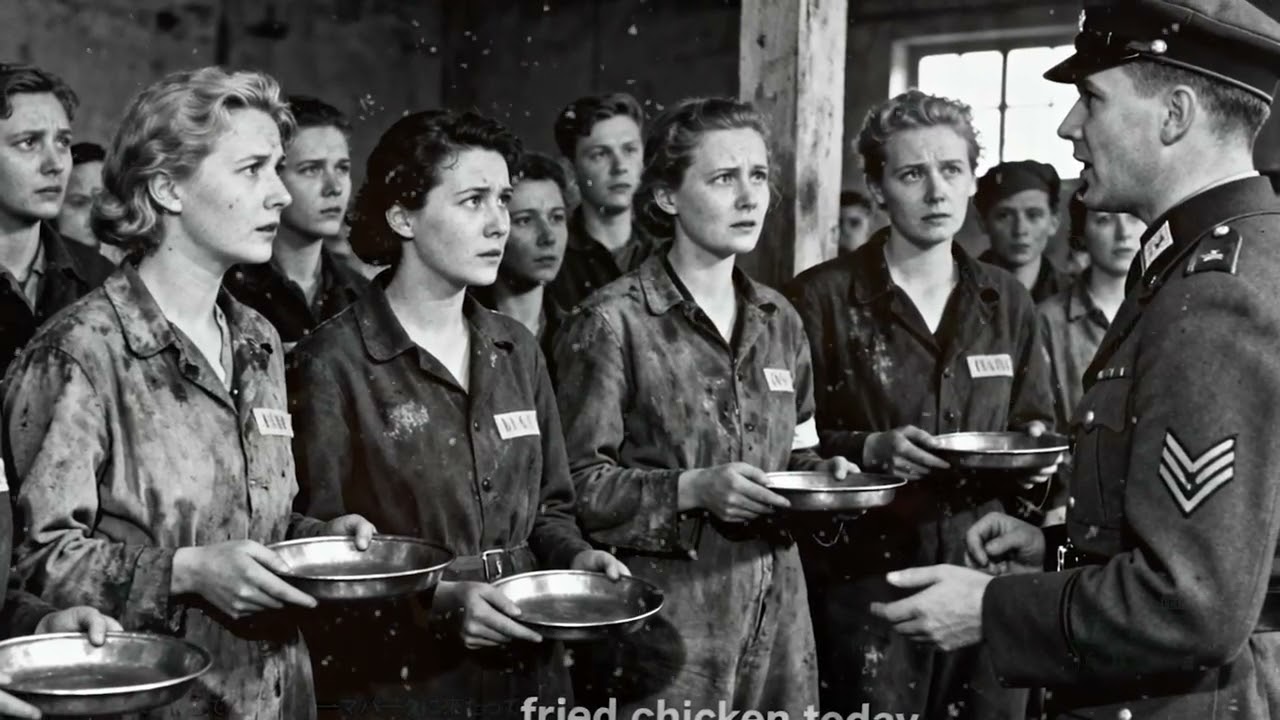 The Americans Said, 'Fried Chicken Today' | German POW Women Couldn’t Believe the Taste
