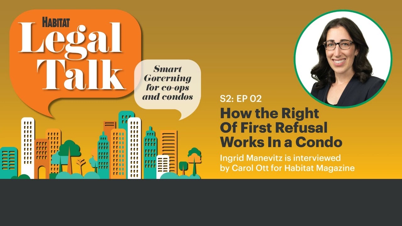 How the Right of First Refusal Works In A Condo | Legal Talk Podcast