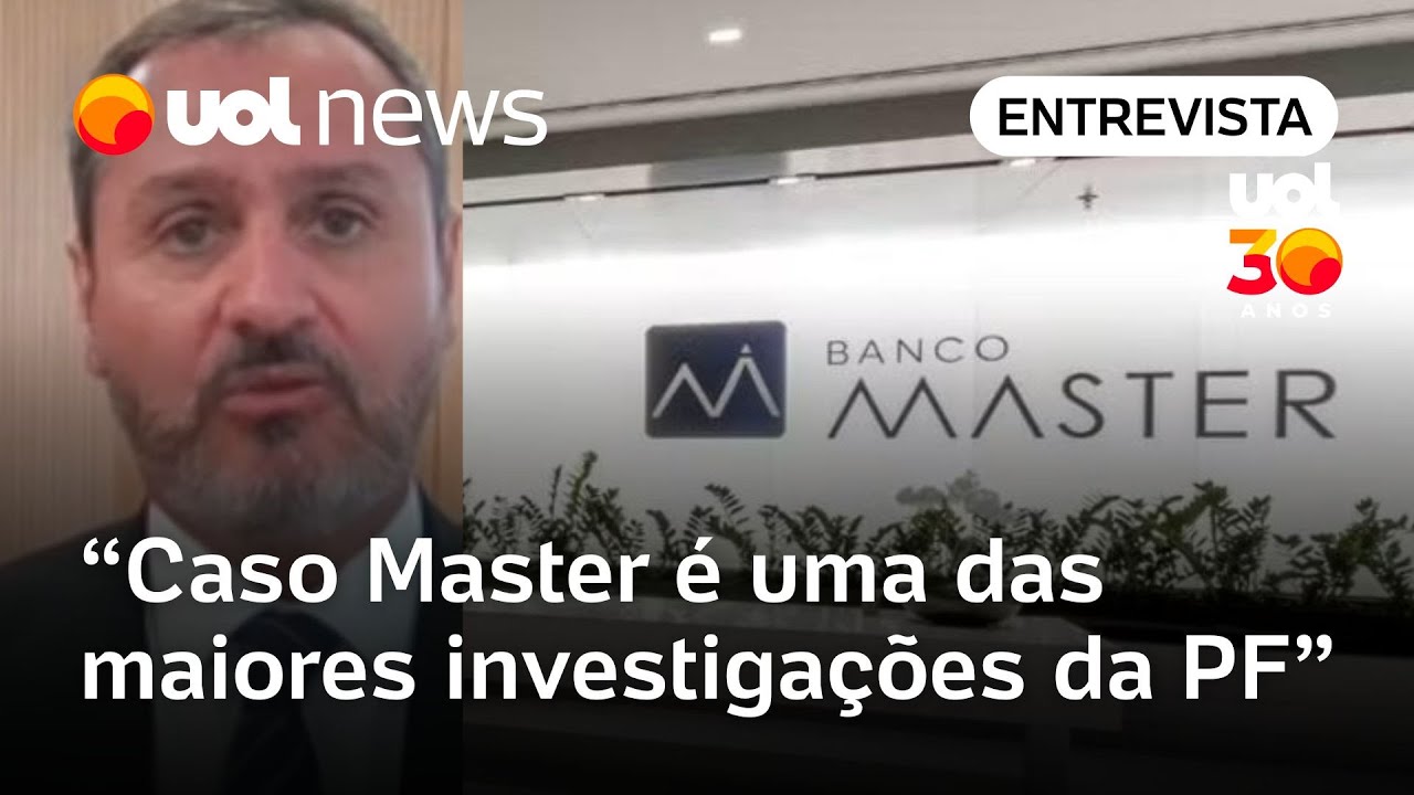 'Caso Master é uma das maiores investigações da PF', diz diretor-geral Andrei Passos Rodrigues