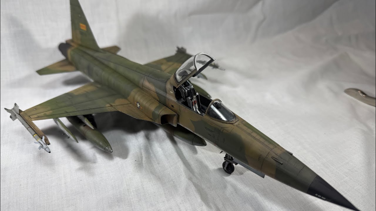 Building Eduard’s 1/48 F-5 Freedom Tiger: Full Build. 4K