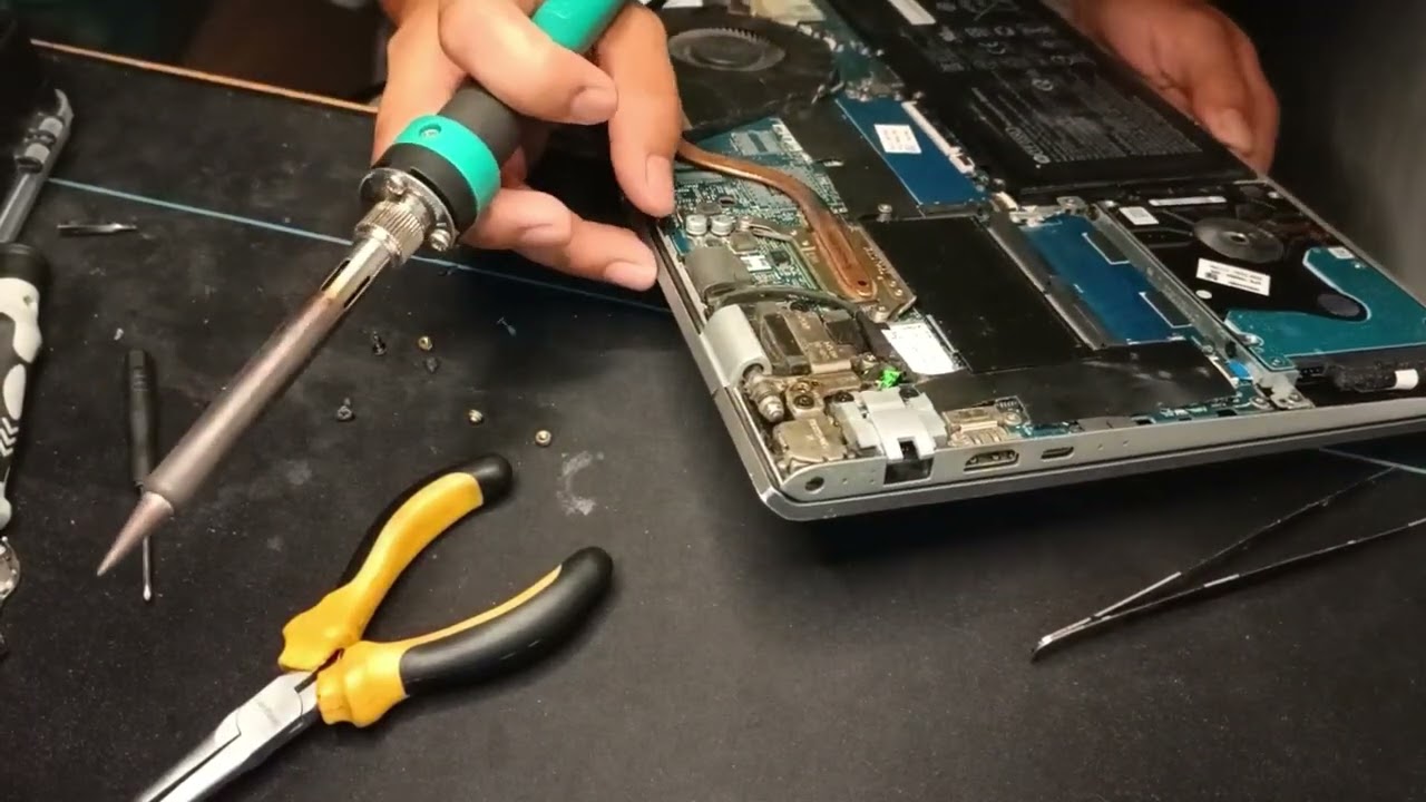 HP Laptop hinge repair and adjustment
