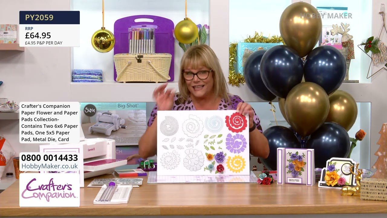 03/07/2024 - HM LIVE - CRAFTER'S COMPANION, PAULINE WHEELER DESIGNS & CREATIVE EXPRESSIONS