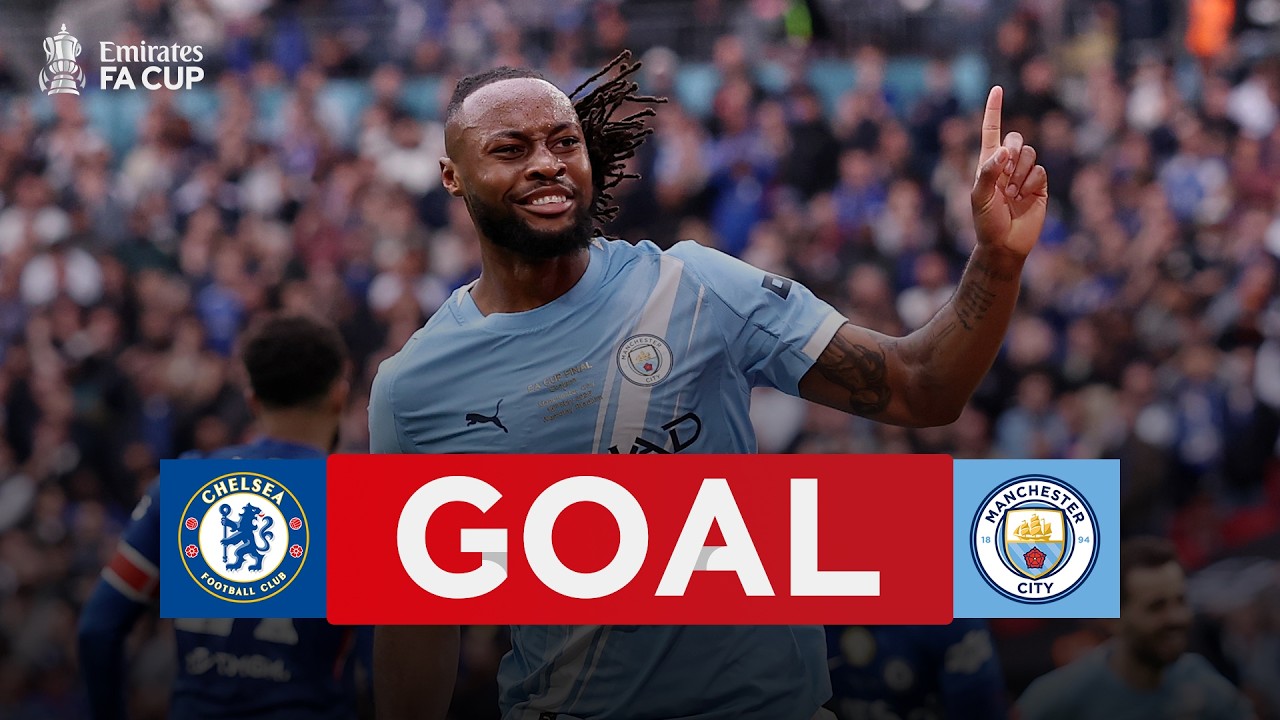 GOAL | Antoine Semenyo | Chelsea (0-1) Manchester City | Final | Emirates FA Cup 2025-26