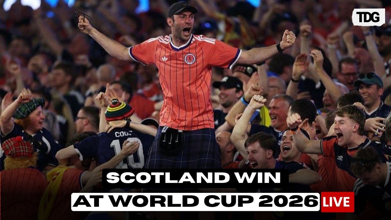 Scotland End 36-Year World Cup Win Drought | Tartan Army Celebrates Historic Victory | LIVE