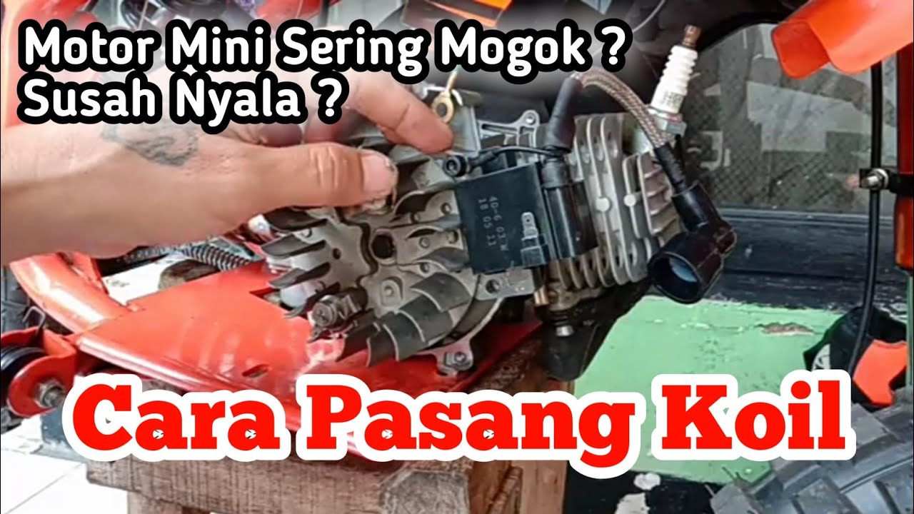 Motor Mini Sering Mogok, Cara Pasang Koil Aipu Ground strap.