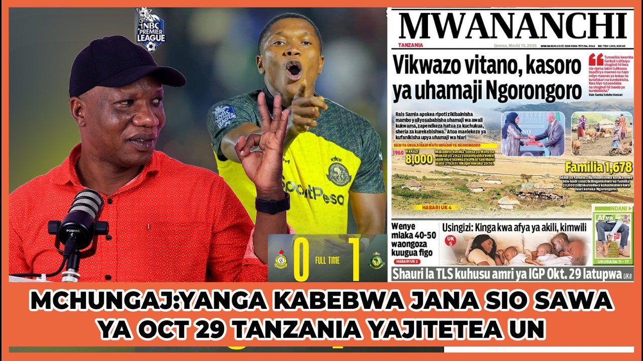 # LIVE: Mchungaj: Yanga kabebwa jana sio sawaya oct 29 Tanzania yajitetea un