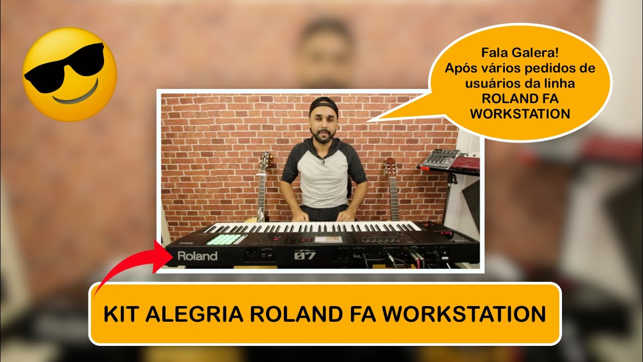 Roland FA Workstation - #KitAlegria - Sidinho Leal