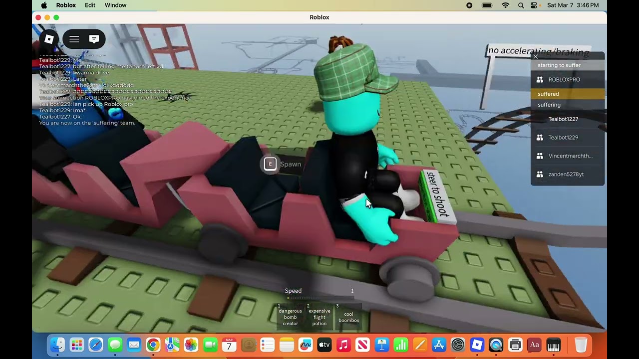 Roblox: Cart Ride Around Nothing getting a win with Seany, Vincent, and Zanden!