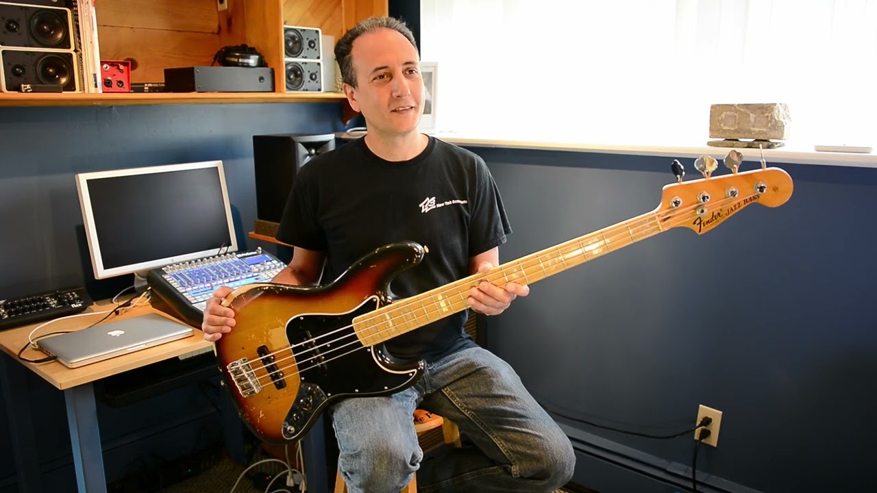 David Segal talks about his 1974 jazz bass!