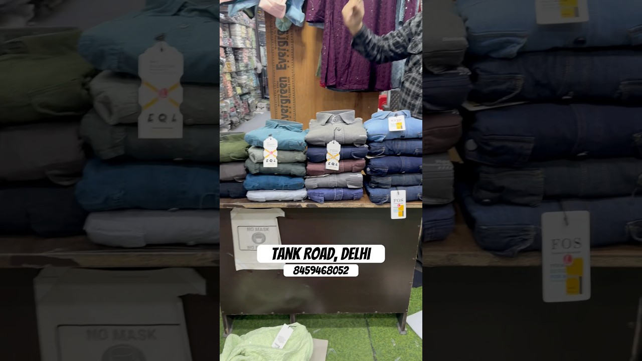 Premium Shirts in Just 280₹🔥 Biggest Shirts Wholesaler in Delhi | Tank Road Shirts Wholesale Market