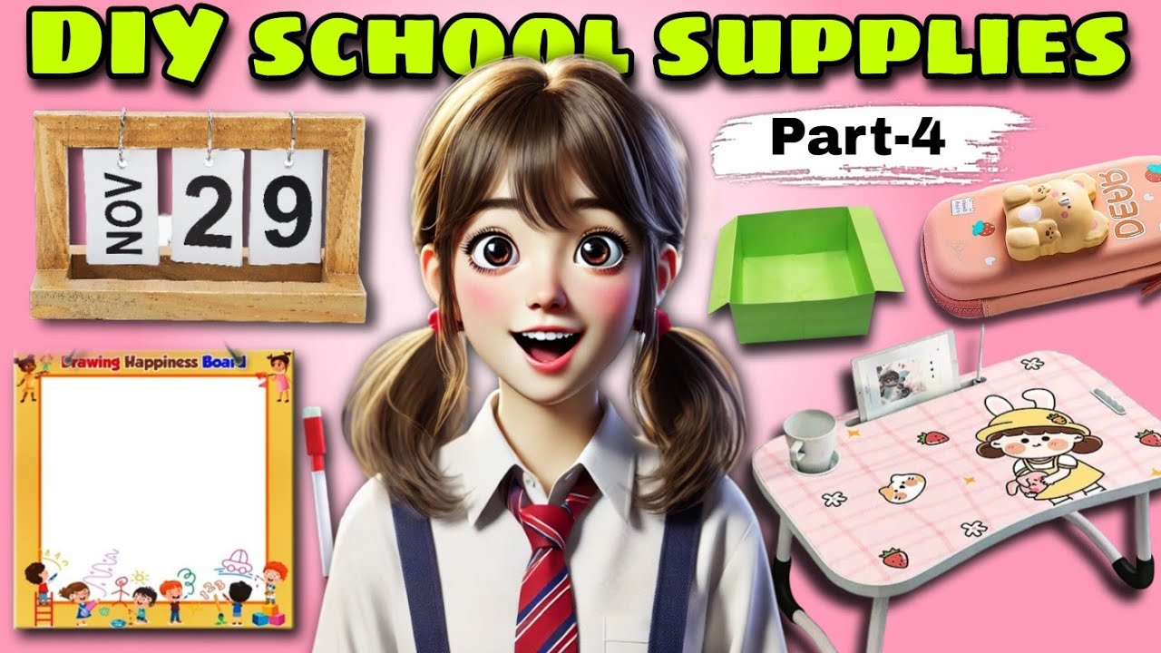 DIY 5 *Unique* School Supplies 📚🖊️||From Jugad 💡 || part - 4  || Shifa Craft ||