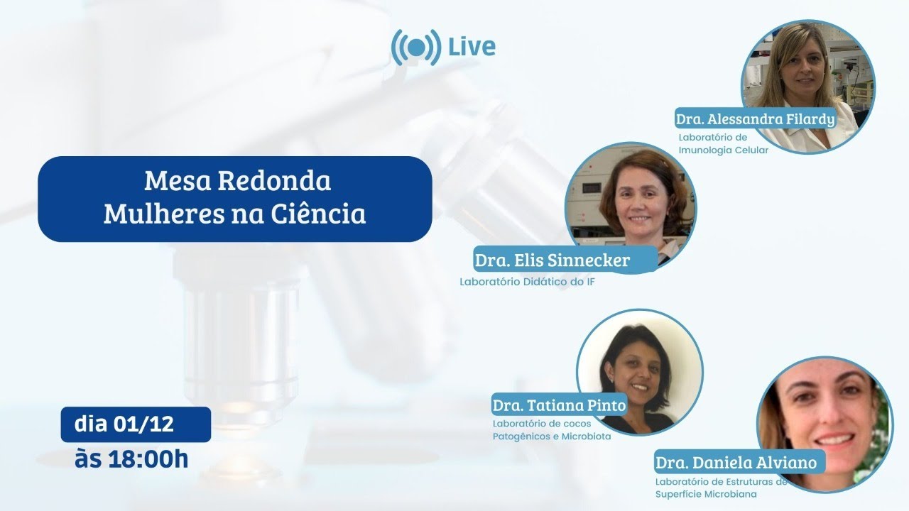 Mesa Redonda: mulheres na ciência