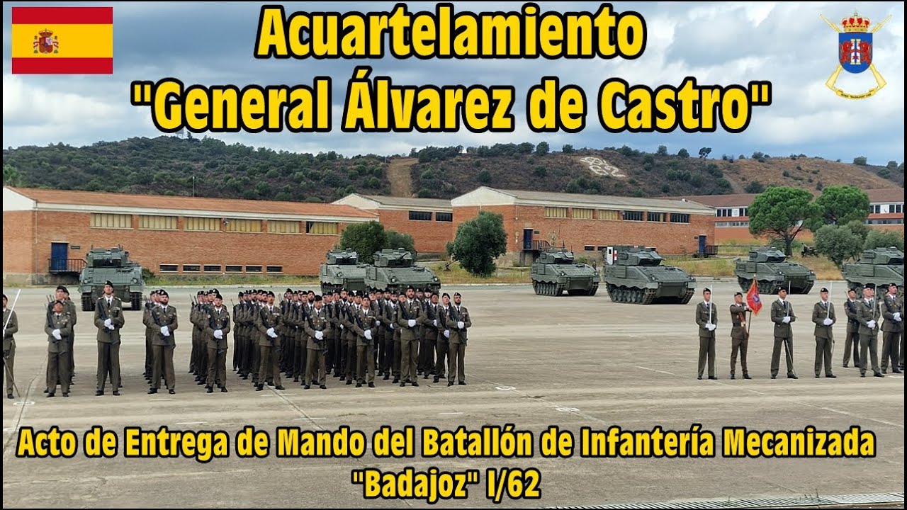 Ejército de Tierra España: Relevo en el mando de la Brigada Badajoz (Sant Climent de S. 6/9/2024)