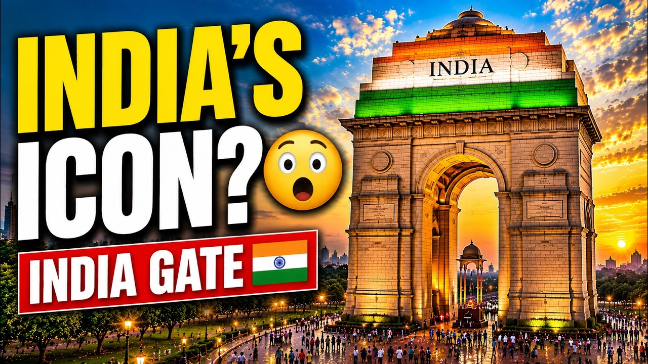 India Gate in 4K 🇮🇳 | The Heart of Delhi Like You've Never Seen Before