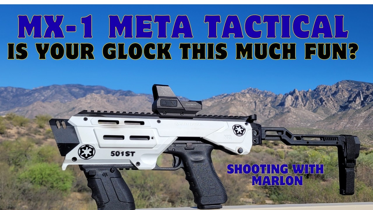 MX-1 chassis by Meta Tactical - Is your Glock 17 this much fun